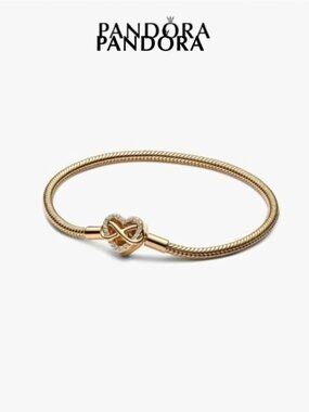 Pandora Rose Gold Heart & Infinity Sparkle Bracelet